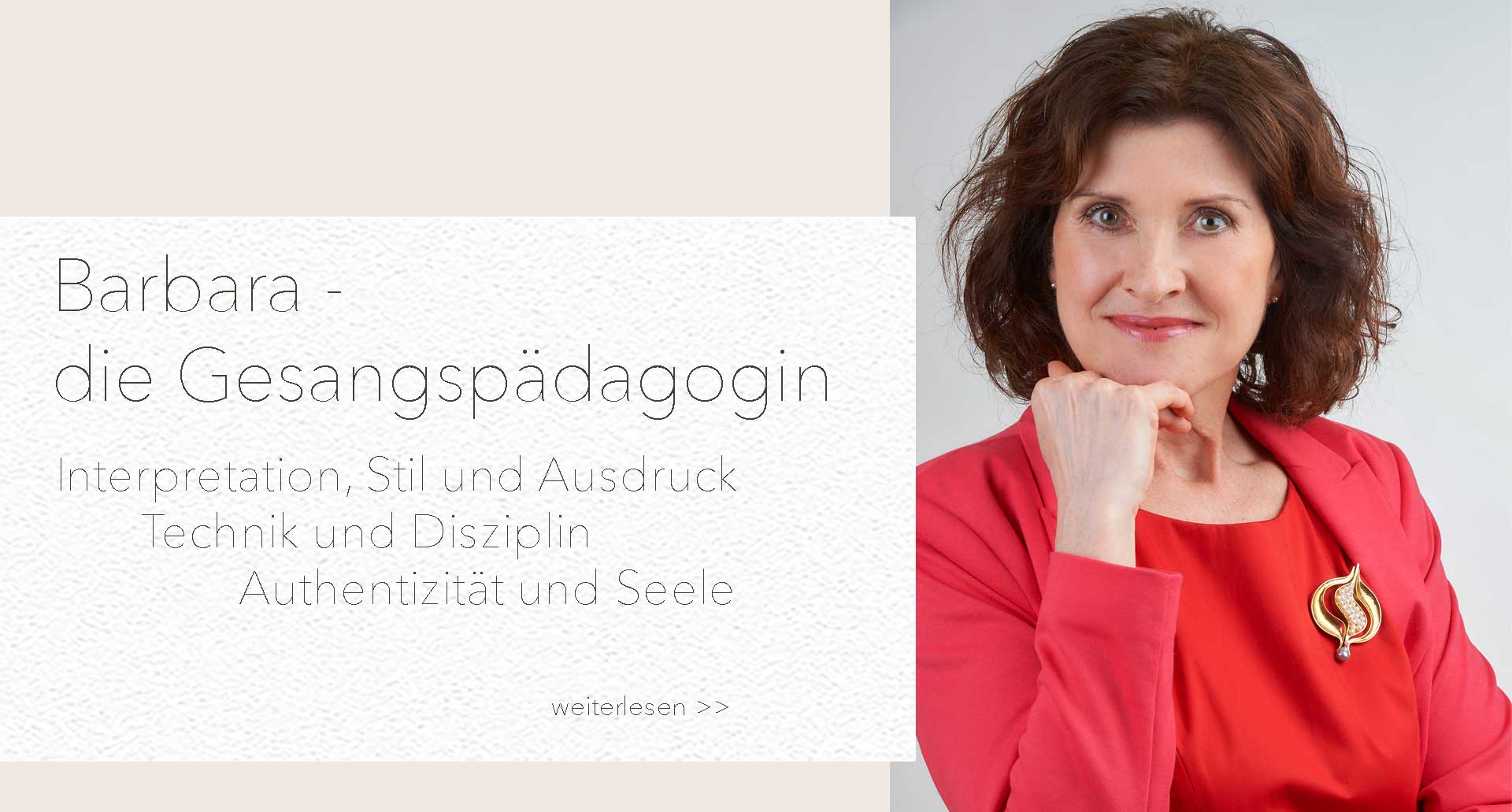 Barbara Kajetanowicz - Gesangspaedagogin - Wien