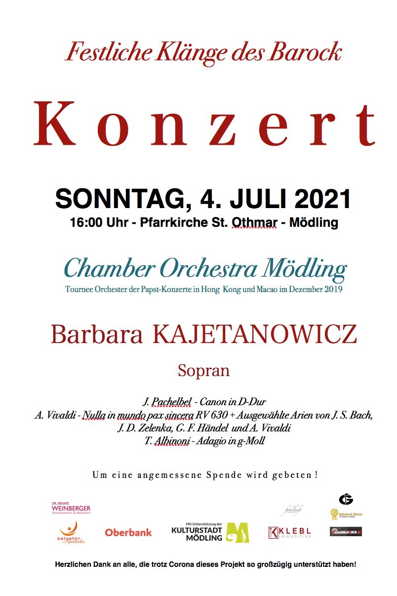 Konzert Chamber Orchestra Mödling